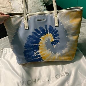 Tie Dye Michael Kors tote bag.